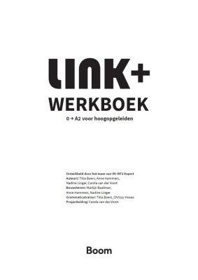 LINK+ voor theoretisch geschoolden 0 > A2 - werkboek - Slide 2