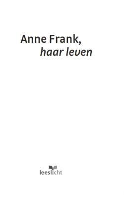 Anne Frank; haar leven - Slide 2
