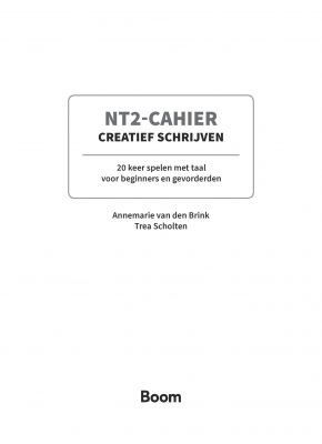 NT2-Cahier Creatief schrijven - Slide 2
