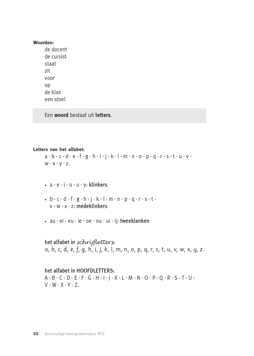 Nt2.Nl | Eenvoudige Basisgrammatica Nt2 | Jenny Van Der Toorn-Schutte |  9789053529683