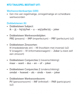 NT2 taalspel NT2.nl doosje - Slide 3