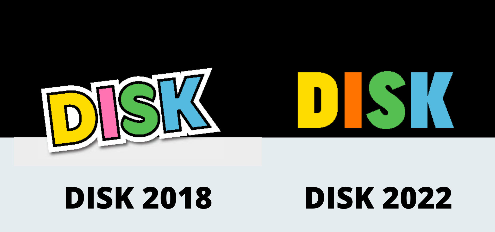 oud vs nieuw logo DISK