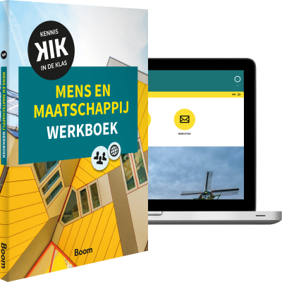 Cover KIK Mens en maatschappij - online + boek