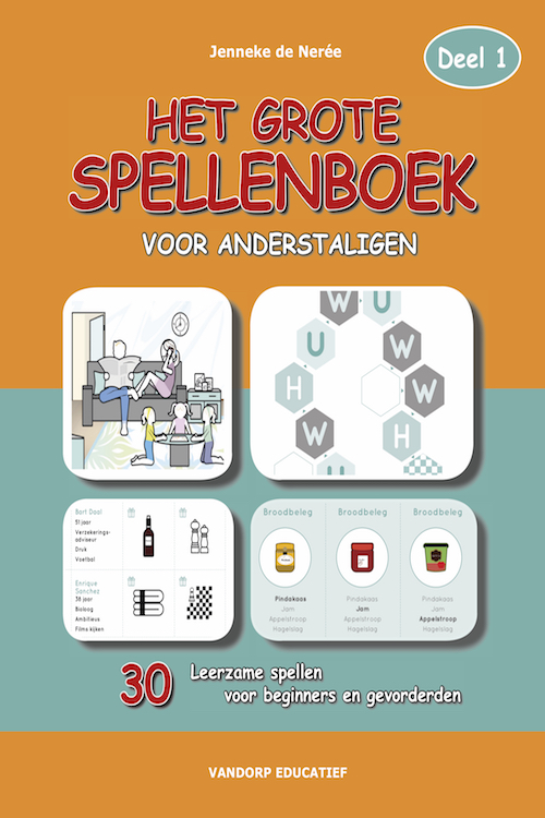 Zenuwinzinking Schandelijk Smaak NT2.nl | Het Grote Spellenboek voor Anderstaligen 1 | Jenneke de Nerée |  9789461852281