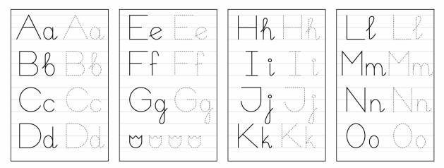 De 4 fases van leren schrijven