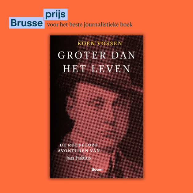 ‘Groter dan het leven’ op de longlist van de Brusseprijs 2025!