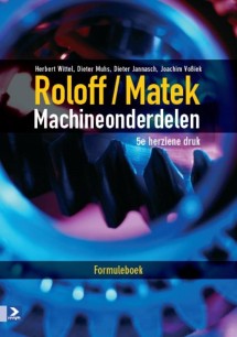 Roloff / Matek machineonderdelen, Formuleboek (vijfde druk)_Herbert Wittel, Dieter Muhs_9789039526453