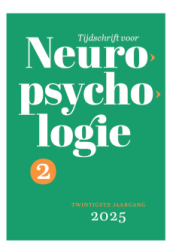 Omslag Tijdschrift voor Neuropsychologie nummer 1 2025