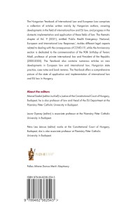 Hungarian Yearbook of International Law and European Law 2021
