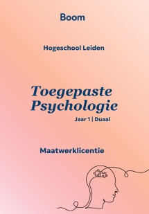 HS Leiden -Toegepaste psychologie - jaar 1 Duaal